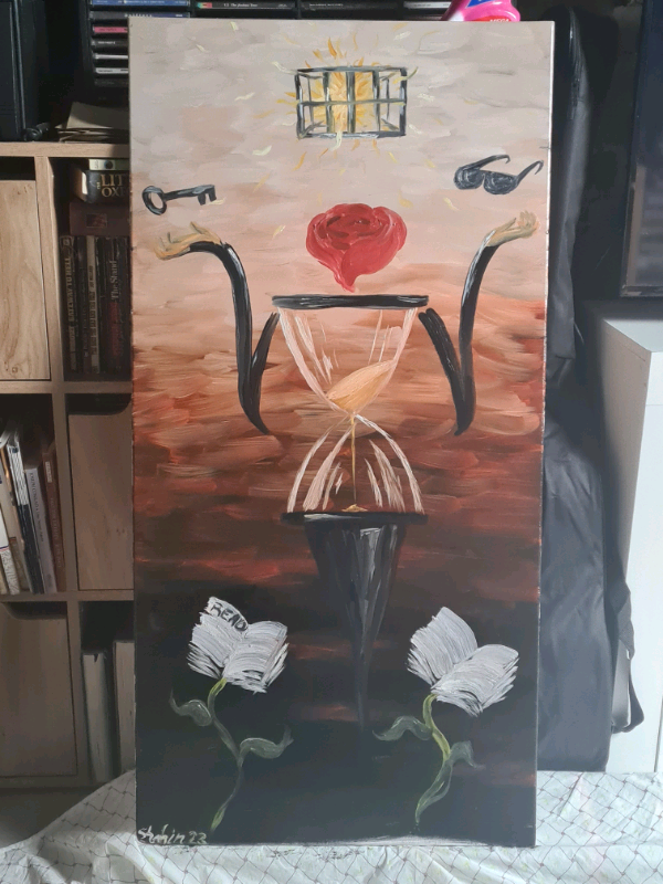 Large original Oil Painting 