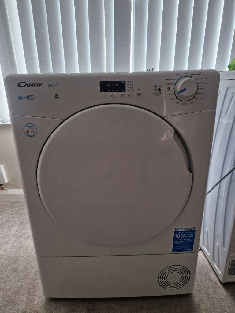Free delivery Candy Tumble Dryer 9kg – White, Good Working Order
