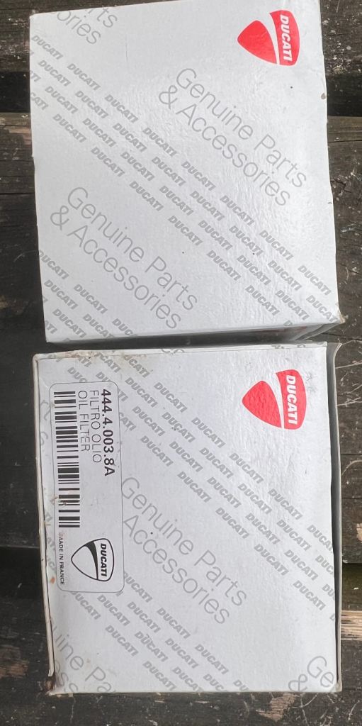 Genuine Ducati Oil Filter x 2