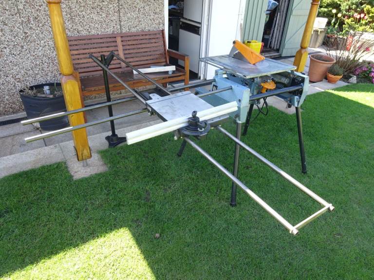 Rare Elu Combined Saw Bench / Compound Angle Flip Saw with Slide Table Accessory 240v