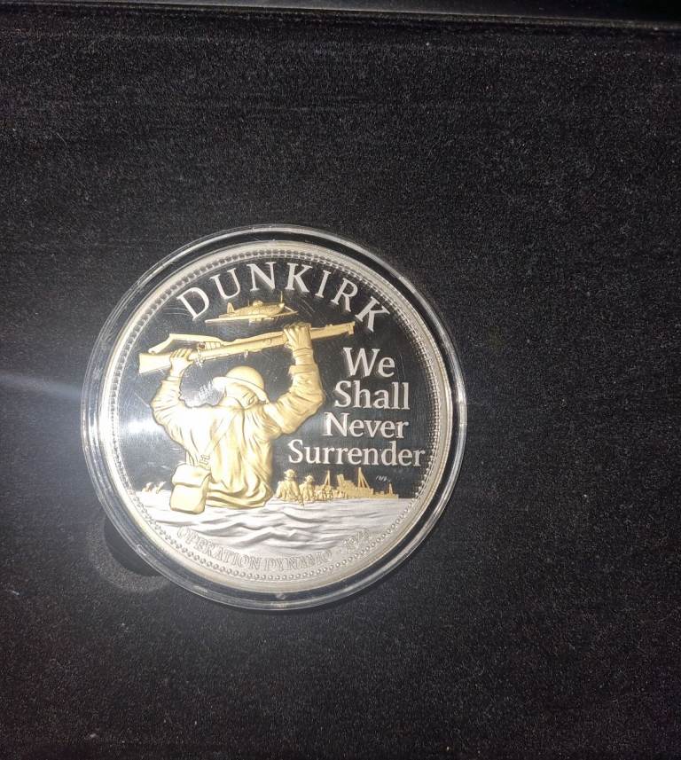 Dunkirk 80th anniversary coin 5oz 