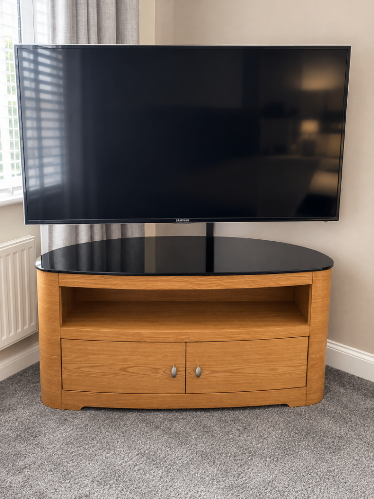 46” Samsung smart TV with stand 