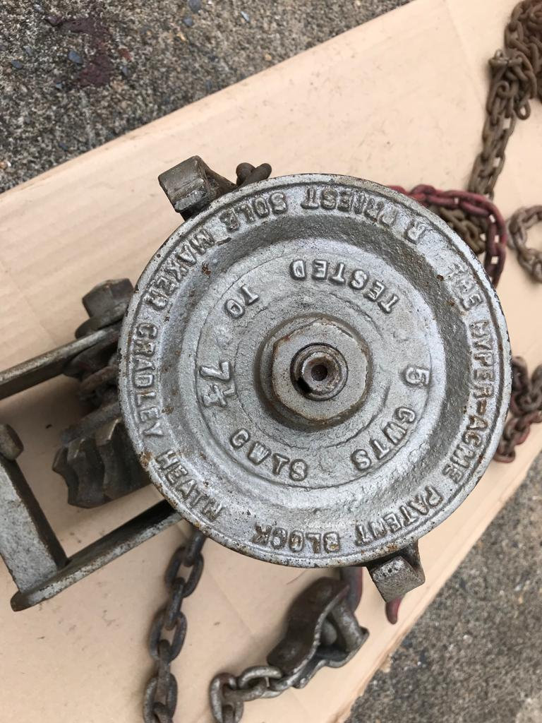 Block and Tackle British Made 