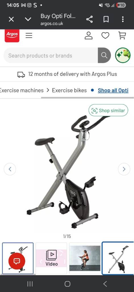 Brand new exercise bike for sale
