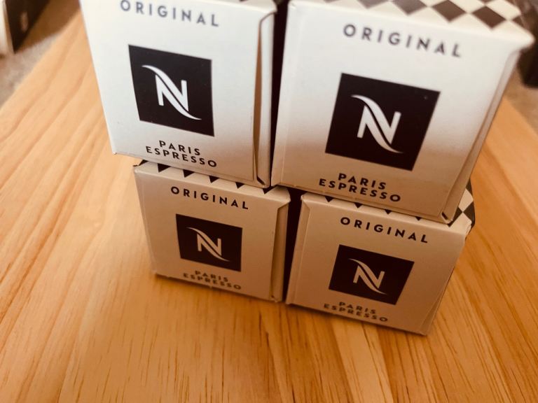 Nespresso Original Paris Espresso Pods - 4 New Boxes