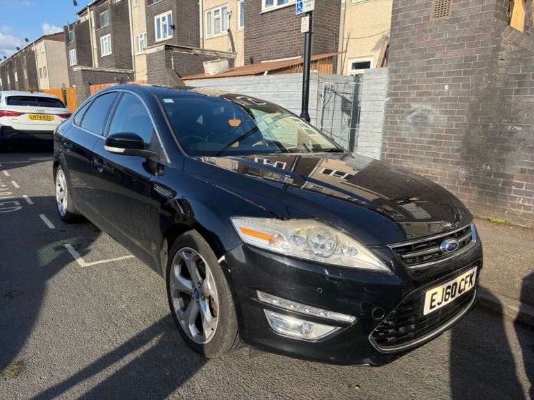 2010 60, FORD MONDEO 2.0 TITANIUM X AUTOMATIC, 112K, MOT, BLACK LEATHERS, PETROL ULEZ FREE