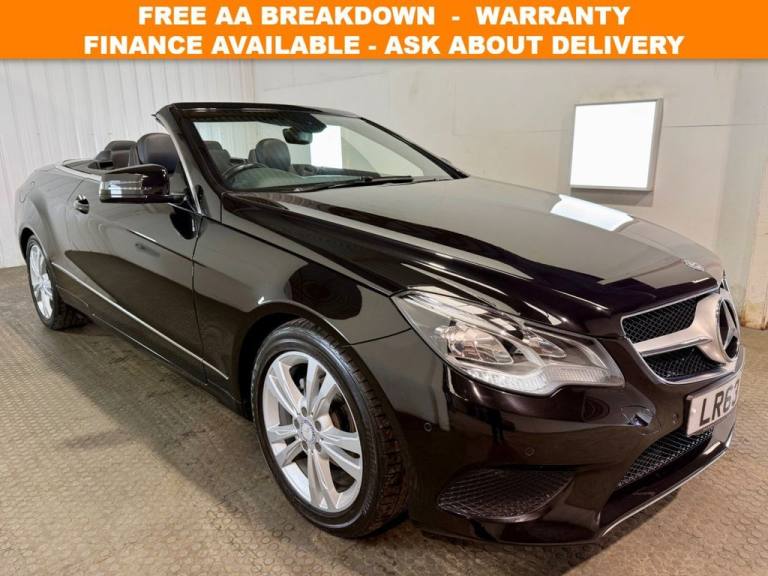 2013 Mercedes-Benz E Class 2.1 E220 CDI SE Cabriolet 2dr Diesel G-Tronic+ Euro 5 (s/s) (170 ps) C...