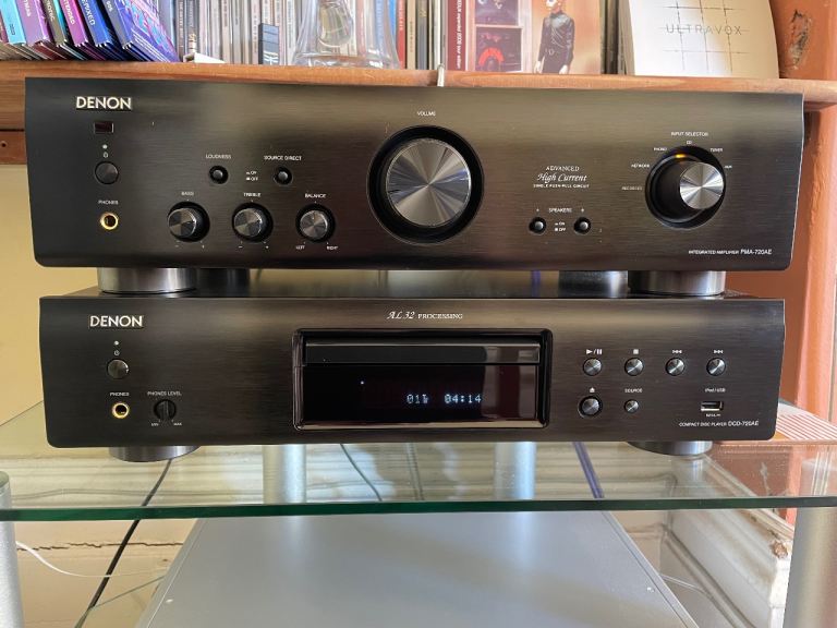 Denon Amplifier and CD Player - Nearly New Condition