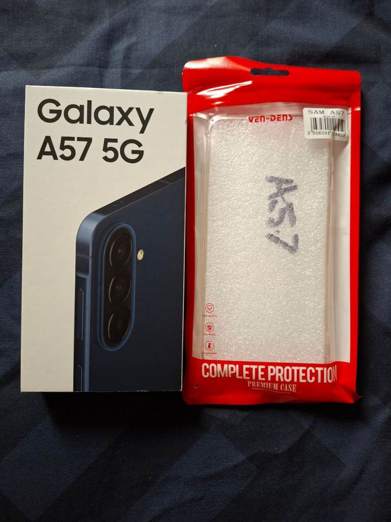 SAMSUNG GALAXY A57 5G.6.7".256GB.FACTORY UNLOCKED.NEW UNMARKED BOXED WITH CASE AND SCREEN PROTECTOR 