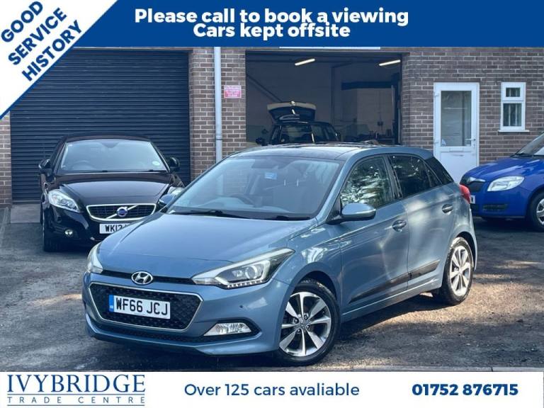 2016 66 HYUNDAI I20 1.2 PREMIUM SE HATCHBACK 5DR PETROL MANUAL EURO 6 (84 PS)