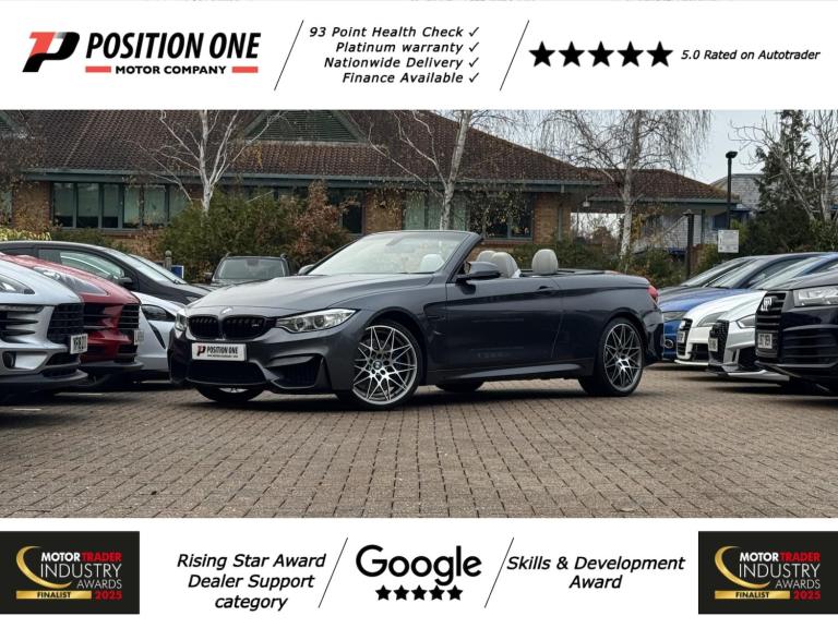 2016 BMW M4 3.0 BiTurbo Competition Convertible 2dr Petrol DCT Euro 6 (s/s) (450 ps) Convertible ...