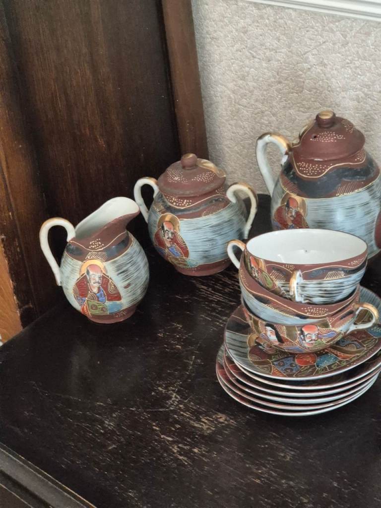 Satsuma tea set vintage