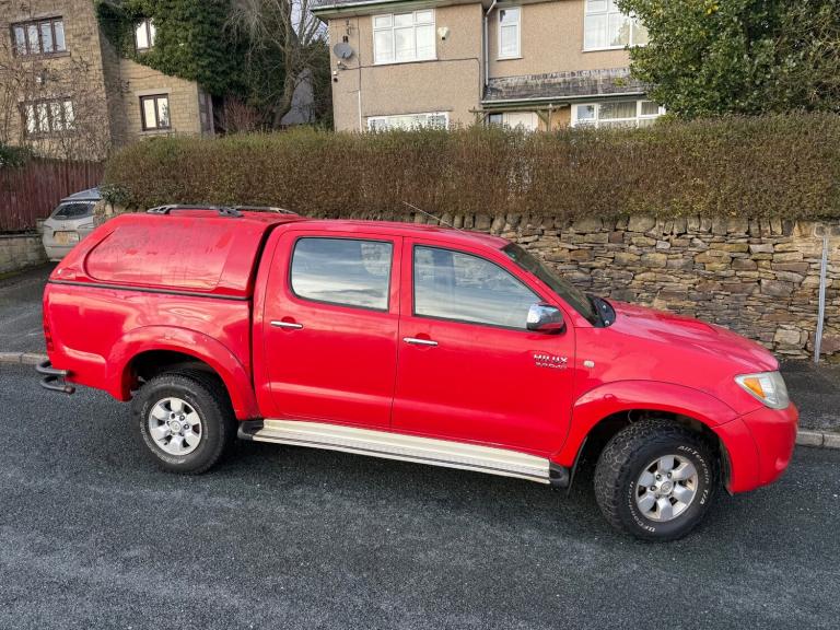 2007 Toyota Hilux HL3 Double Cab Pick Up 3.0 D-4D 4WD Red PICK UP Diesel Manual