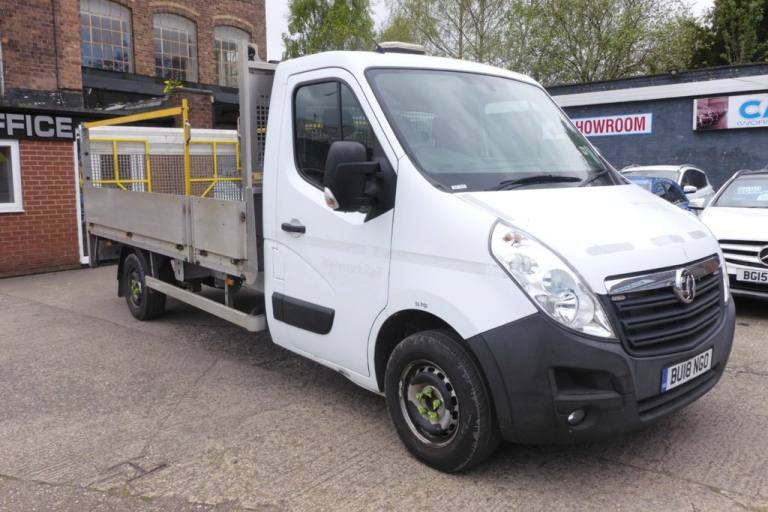 2018 Vauxhall Movano 2.3 CDTi 3500 BiTurbo Dropside Tail lift 2dr Diesel Manual RWD L3 H1 Euro 6 ...