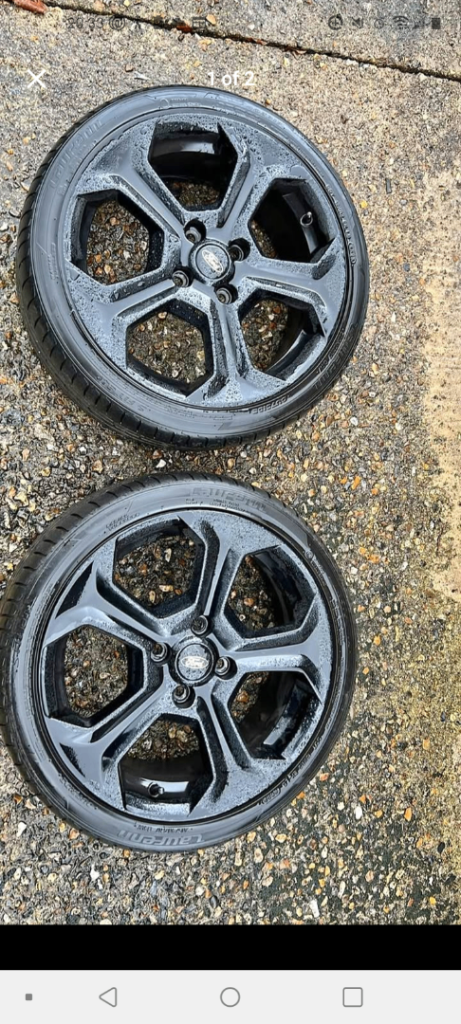 ford fiesta 4x108 st 17inch wheels