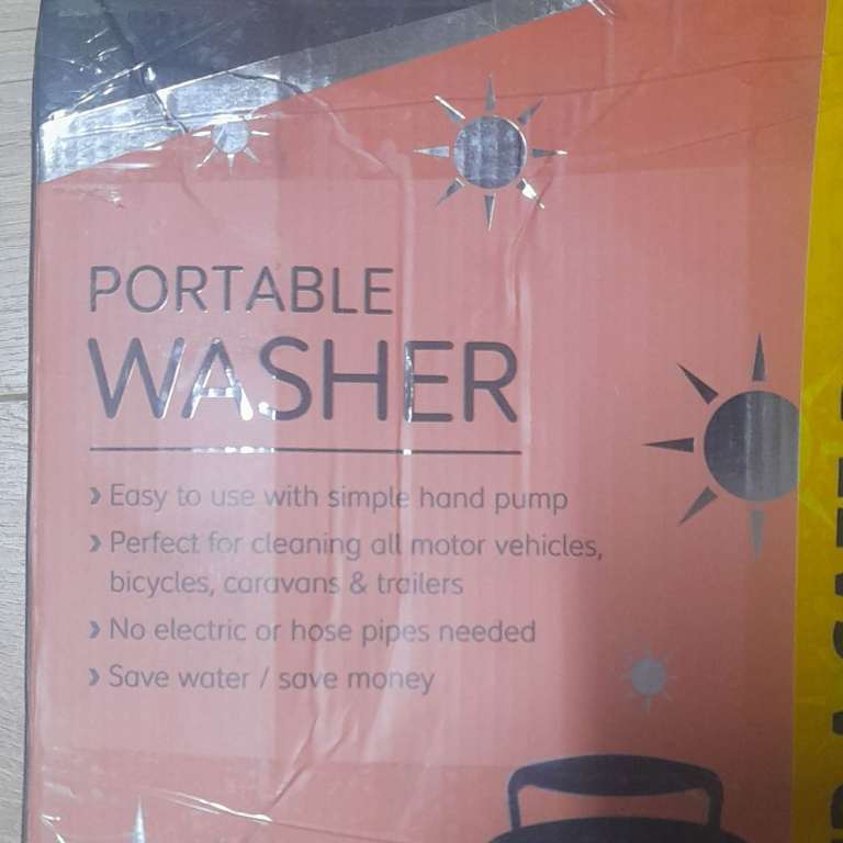 Portable Washer - Hand Pump Operation, No Electricity Needed