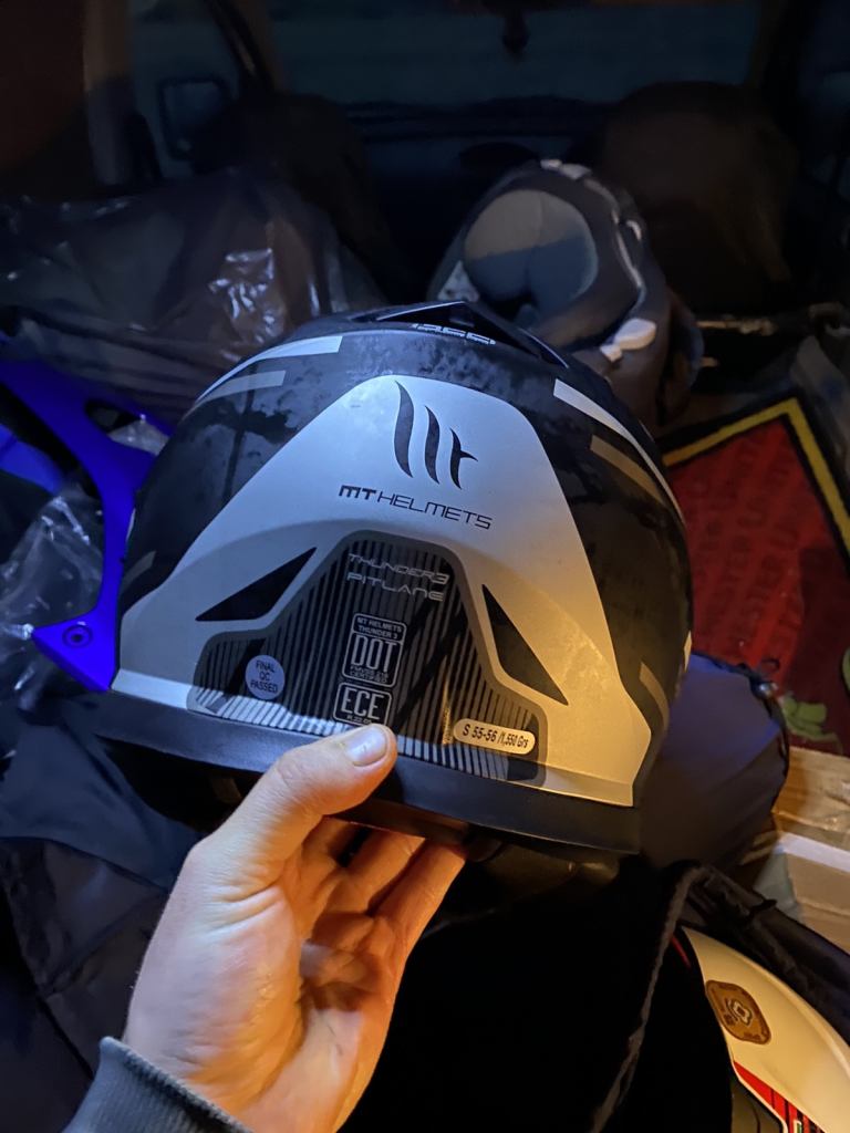 Mt motorbike helmet 