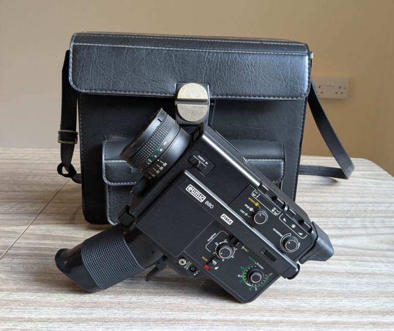 Eumig 880 PMA Super 8 Film Camera – Vintage 1970s – Untested