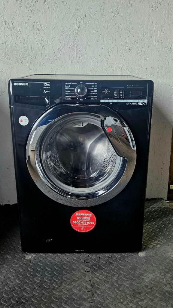 Hoover 10kg Washing Machine - Black WARRANTY 