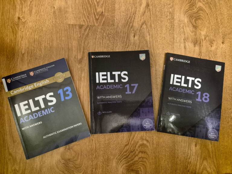 IELTS Academic Books 13, 17 and 18