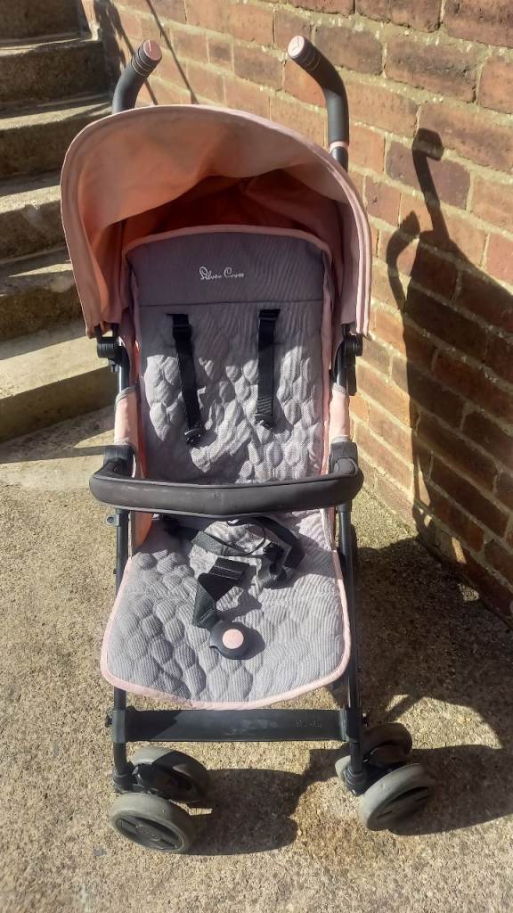 Silver cross pink pop pushchair