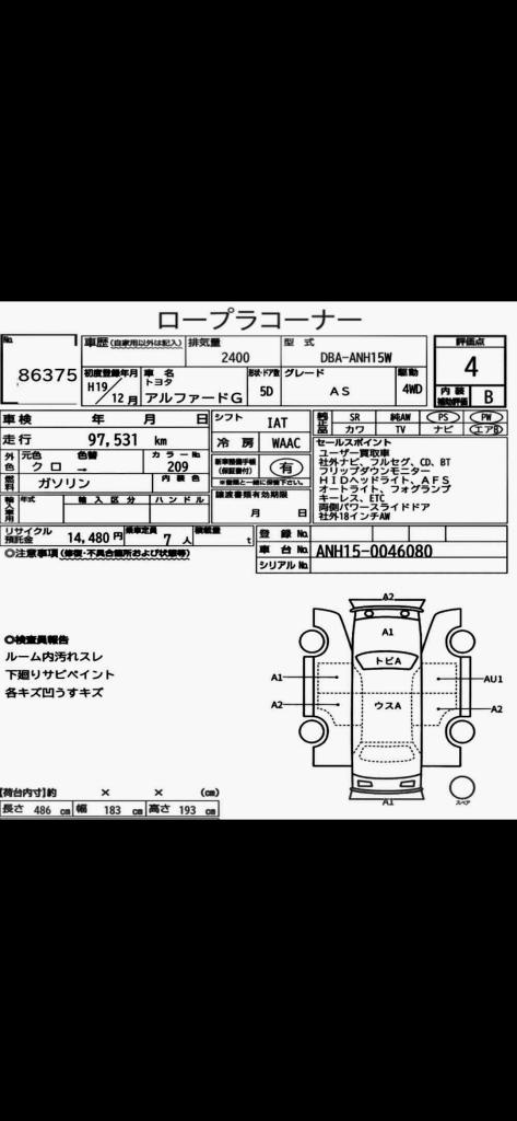 2007 Toyota Alphard FRESH IMPORT G EDT 4WD 2.4 AUTO 7 SEATS MPV PETROL ULEZ  CURTAINS 4/B GRADE M...