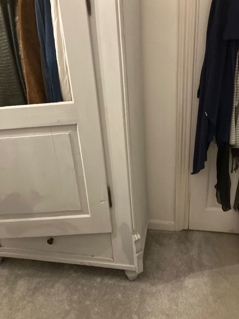 White Wooden Wardrobe
