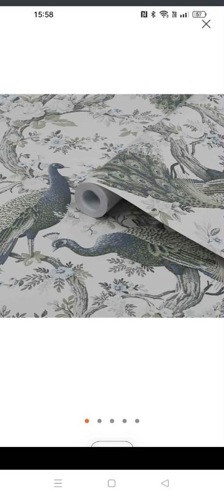 Laura Ashley "belvedere midnight" wallpaper 