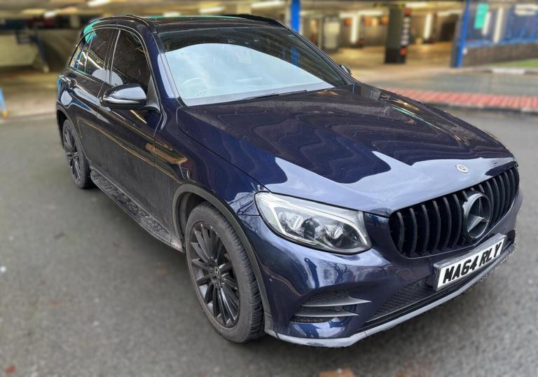 2018 18 MERCEDES BENZ GLC220 D AMG LINE PREMIUM PLUS 2.1 DIESEL AUTO BLUE EURO 6