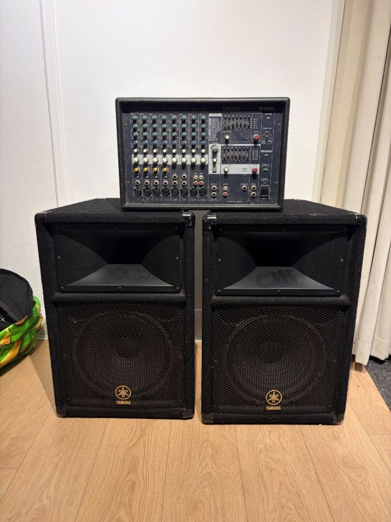 Yamaha 12 channel PA and speakers
