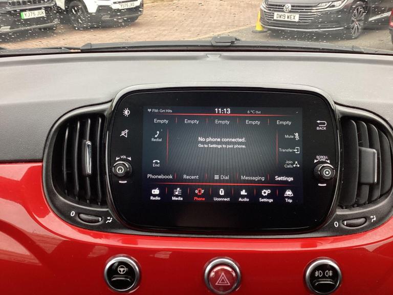 2024 Fiat 500 1.0 Mild Hybrid Red 3dr HATCHBACK PETROL Manual