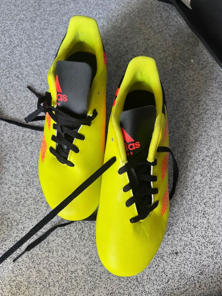 Brand new Adidas football boots yellow and black