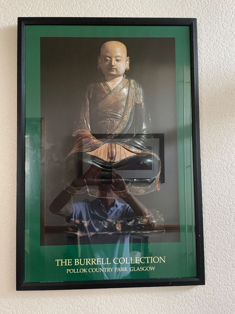 Framed poster from Burrell Collection 