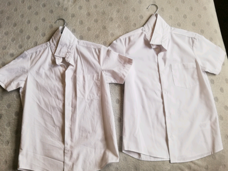 School uniform white shirts x2