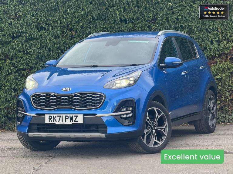 2021 Kia Sportage 1.6 T-GDi GT-Line SUV 5dr Petrol DCT AWD Euro 6 Estate Petrol Automatic