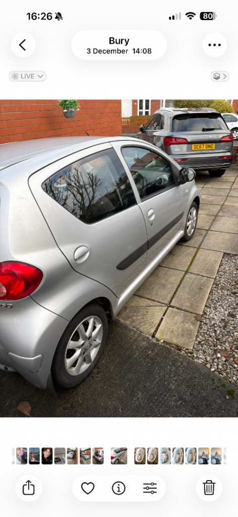 Toyota, AYGO, Hatchback, 2008, Manual, 998 (cc), 5 doors