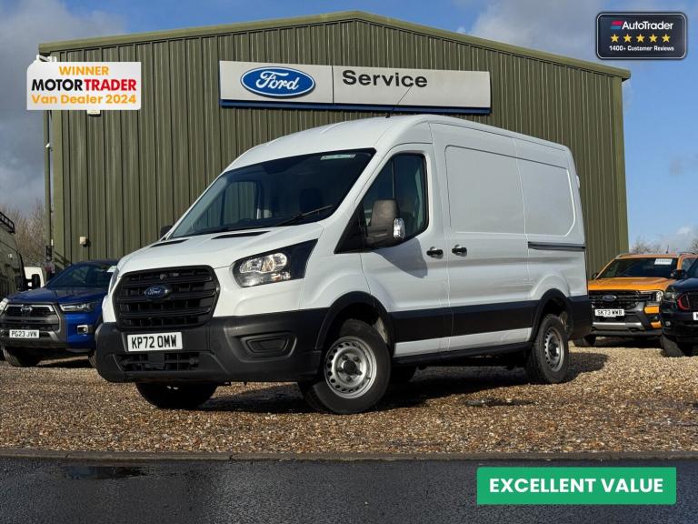 2022 Ford Transit MWB L2H2 Medium Roof Leader 330 Air Con EURO 6 Panel Van Diesel Manual