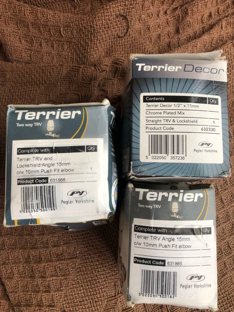 image for Radiator valves - brand new