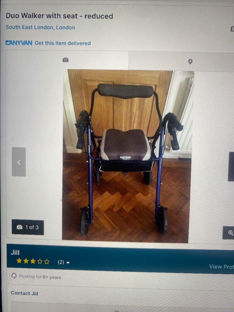 Duo Walker with seat - reduced