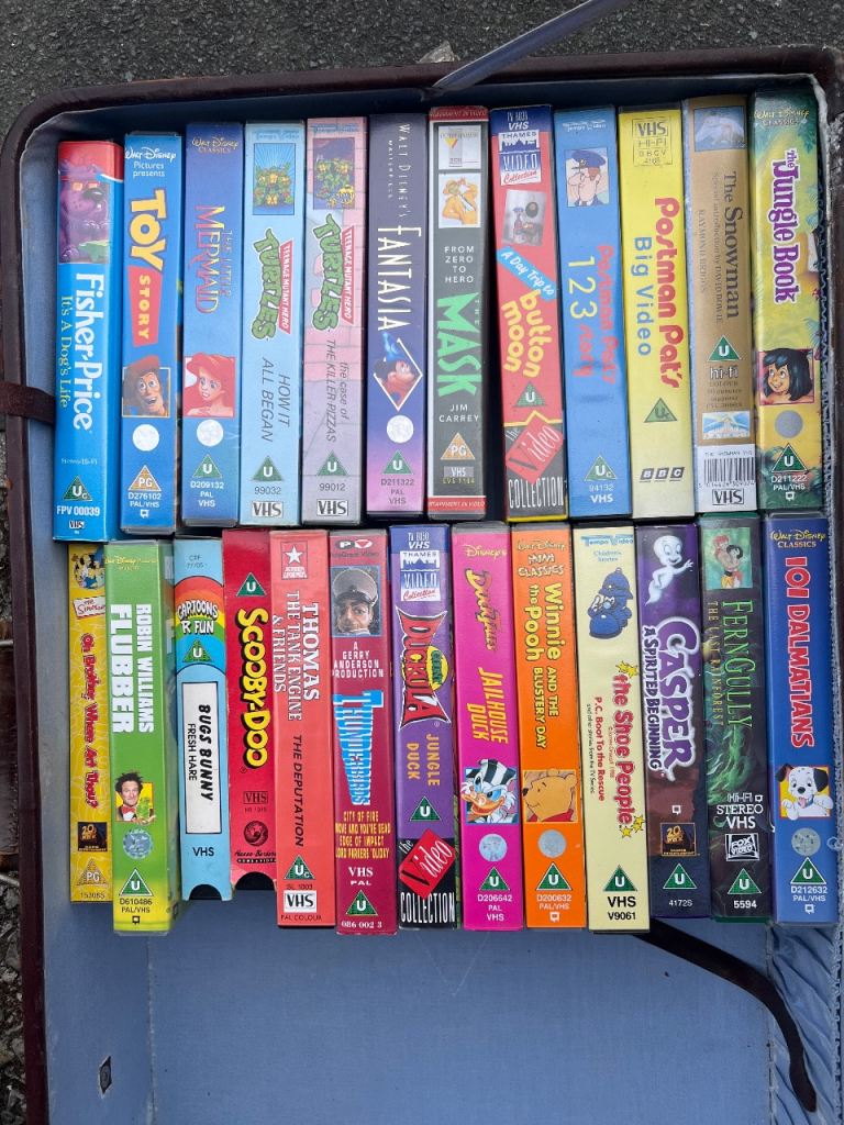 Various Children’s VHS Tapes