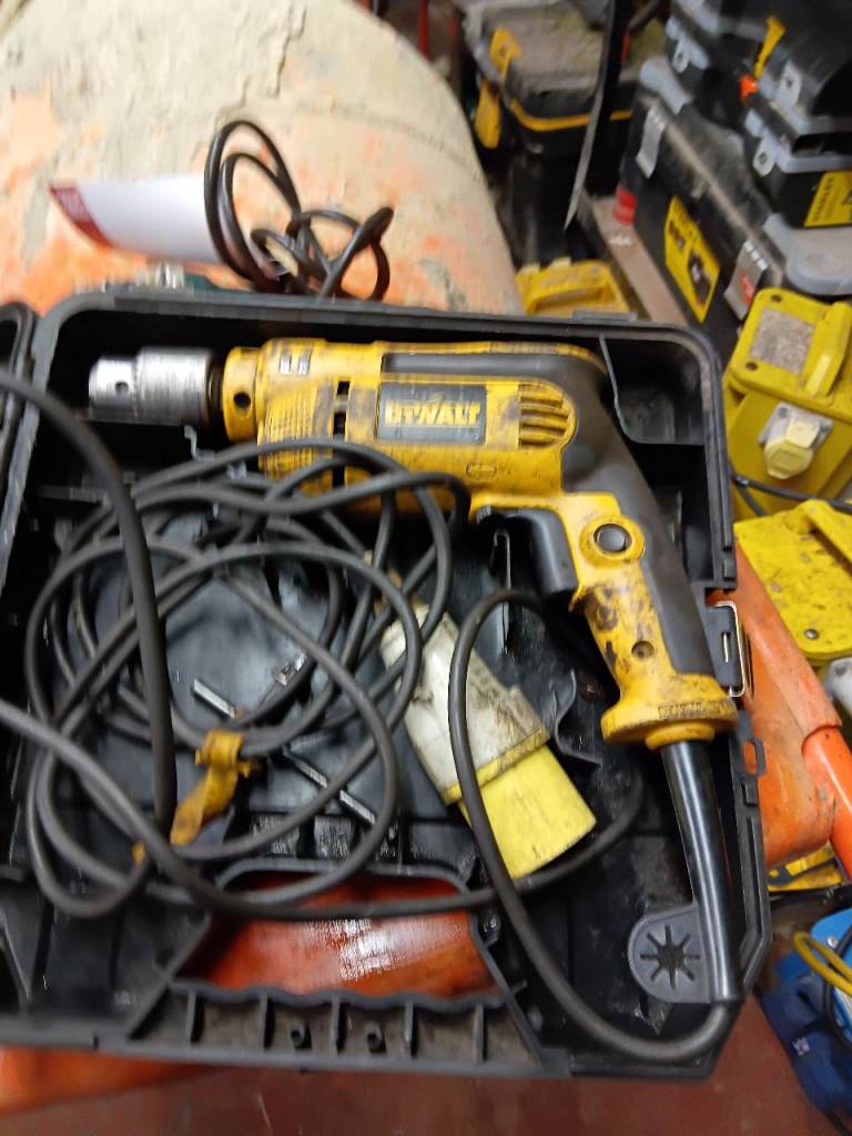 DEWALT 110 DRILL IN CASE