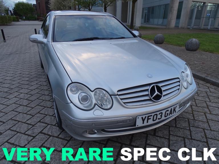 2003/03 MERCEDES-BENZ CLK 320 ELEGANCE COUPE AUTO ++ VERY RARE SPEC ++