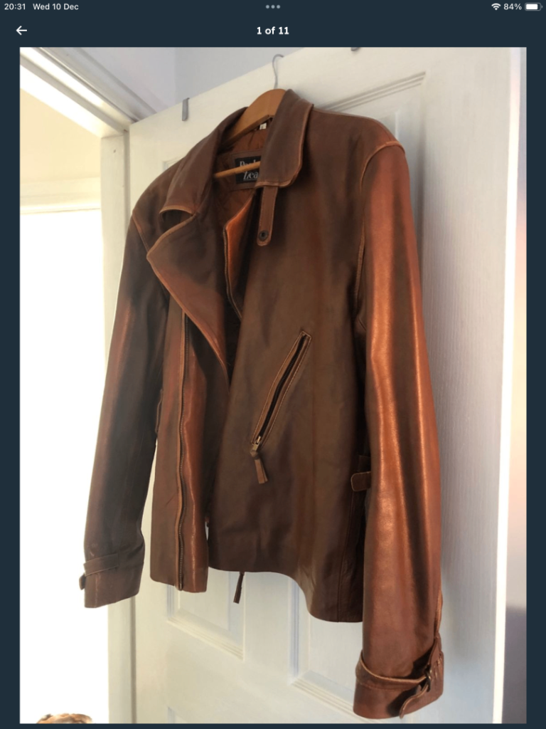 Mens Leather Jacket NEW