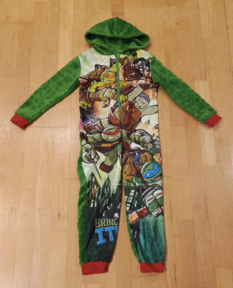Kids / TURTLES Teenage Mutant Ninja - Onesie, jumpsuit, all in one, good condition, 6-7years old