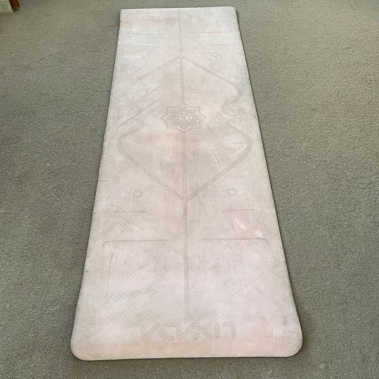 Amazon Yoga Pilates Gym Exercise Mat Pink and Blue 