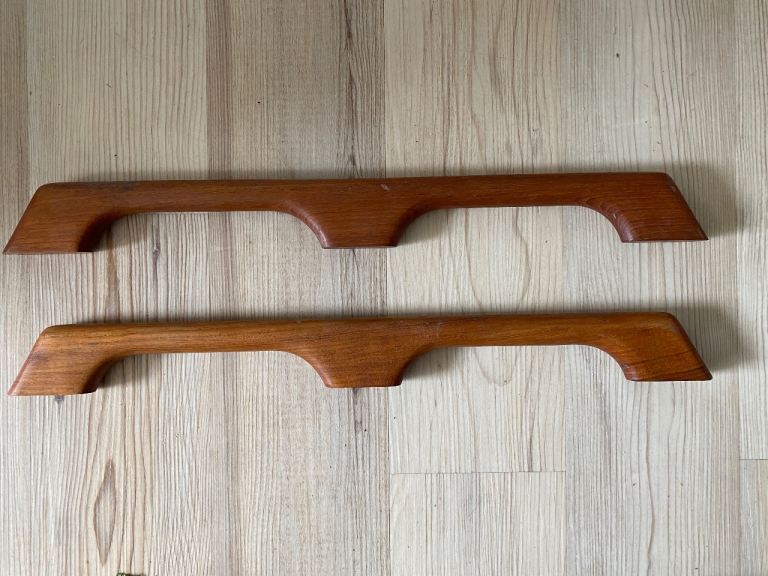 Boat / yacht teak handrails