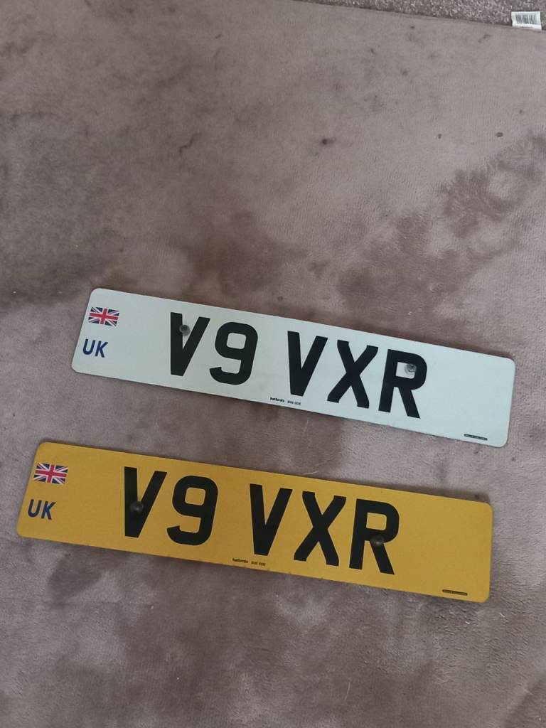 Private number plate 