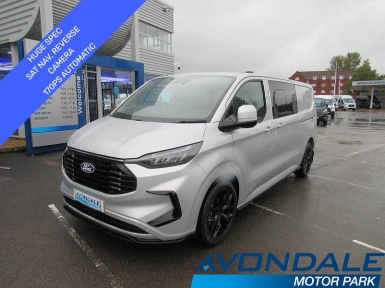 2025 Ford Transit Custom 2.0 320 EcoBlue Limited Sport Syle Crew Van Double Cab 5dr Diesel Auto L...