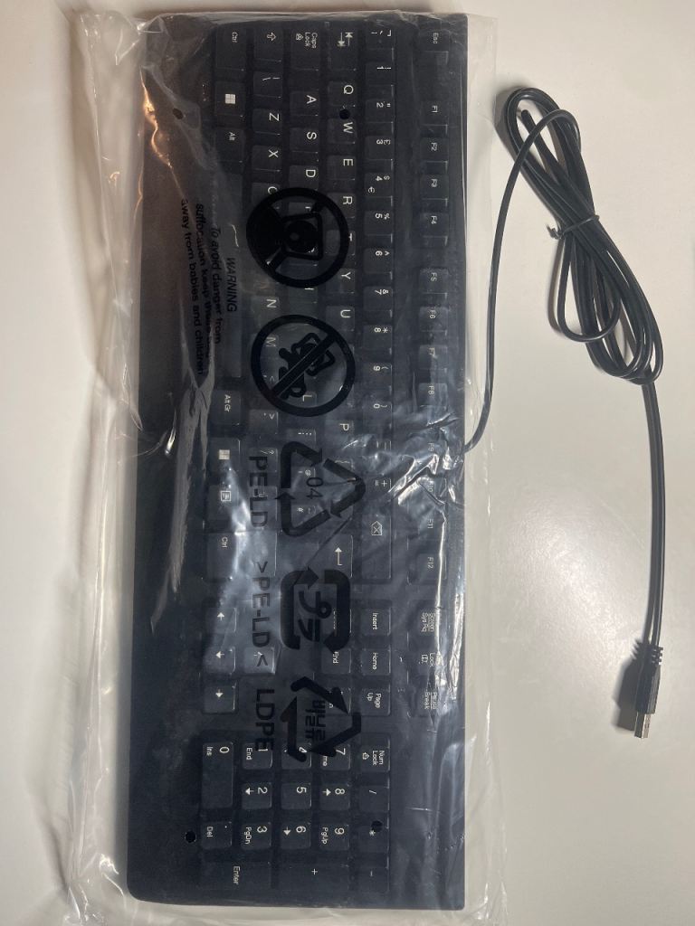 Brand New Black USB Wired Keyboard