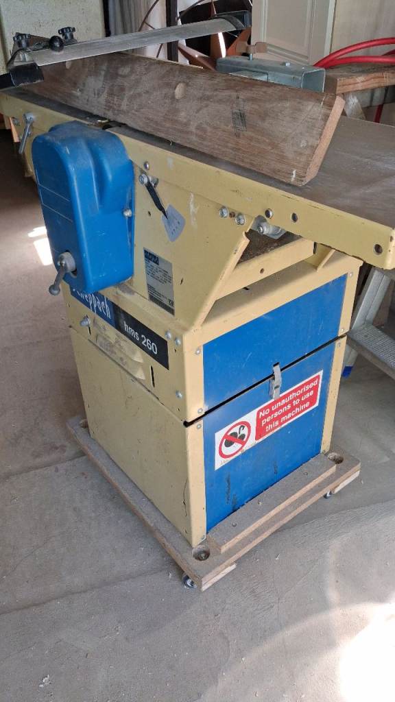 Scheppach hms 260 planer thicknesser